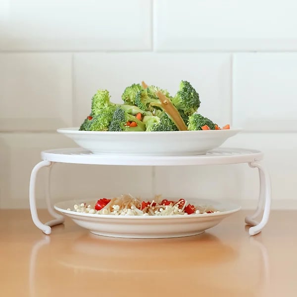 🥳2026 HOT SALE🥳💞50K+ SOLD! ⏱️🔥 50% OFF! Microwave Folding Tray – Create 2 layers, heat 2 dishes at once – save time & energy! Food‑grade silicone, heat‑resistant up to 480°F. From £6.99 – buy more, save more! 🍱✨