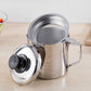 🥳2026 HOT SALE🥳💞50K+ SOLD!🍳🧴 50% OFF! Oil Filter Pot – 304 stainless steel, fine mesh filter. Stores & reuses frying oil. Dust‑proof lid, drip‑free pour. A kitchen must! 🛡️✨
