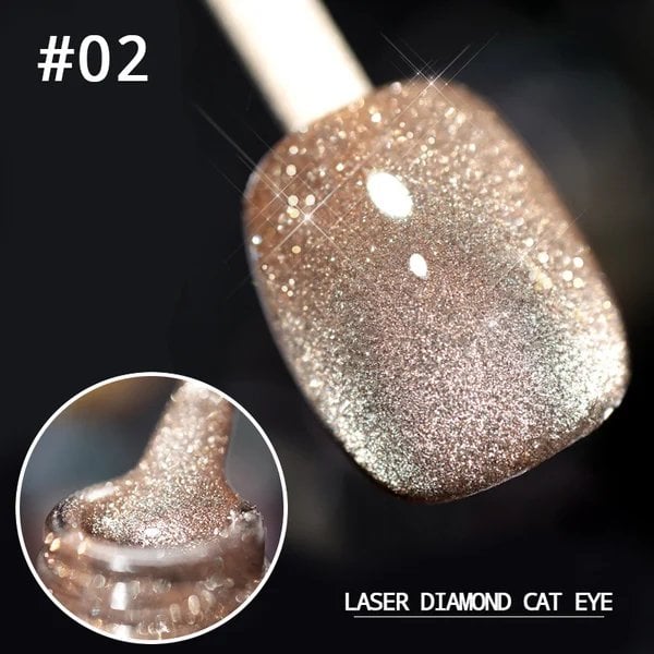 🥳2026 HOT SALE🥳💞50K+ SOLD!⏳💅LAST DAY HOT SALE 50% OFF💎Laser Diamond Cat Eye Nail Polish🌸✨
