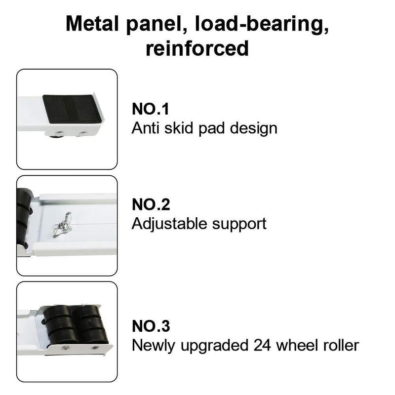 🥳2026 HOT SALE🥳💞50K+ SOLD!🛠️🛡️ 50% OFF! Easy Move Roller Bracket – 300kg load, adjustable length & non‑slip mats. Move heavy furniture without scratching floors – save on costly floor repairs! 🪑💨