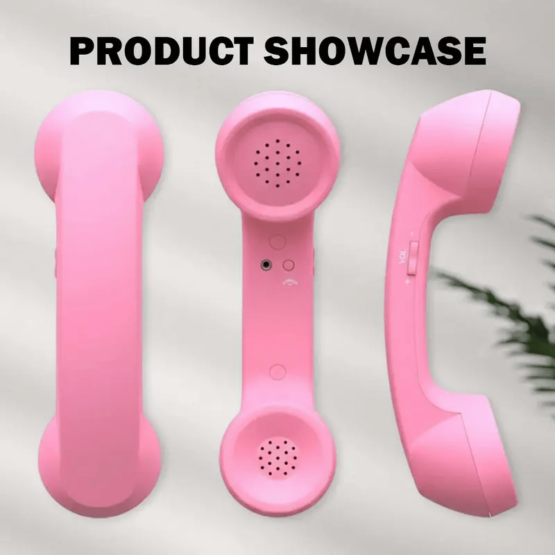 🥳2026 HOT SALE🥳💞50K+ SOLD!📞✨ Christmas Sale – Just £9.99! Retro Phone Handset – Blocks up to 99% of Phone Radiation. Classic Feel, Modern Type-C Connection – Safer Long Calls! 🛡️🎄