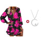 🥳2026 HOT SALE🥳💞50K+ SOLD!🌹👗 50% OFF! V-Neck Ruffle Hem Mini Dress – Soft long sleeves, flattering V-neck. Playful ruffle hem adds charm. Perfect for dinners or date nights. 🕊️✨