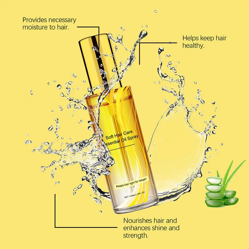🥳2026 HOT SALE🥳💞💧 Light as Air, Deeply Nourishing! Repairing Hair Oil for Shine & Softness – 50% OFF! ✨🛁