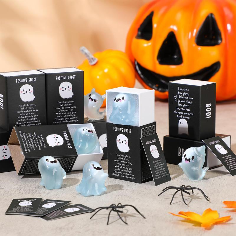 👻Glow in the Dark Mini Ghost Figures with Box(6 pcs)