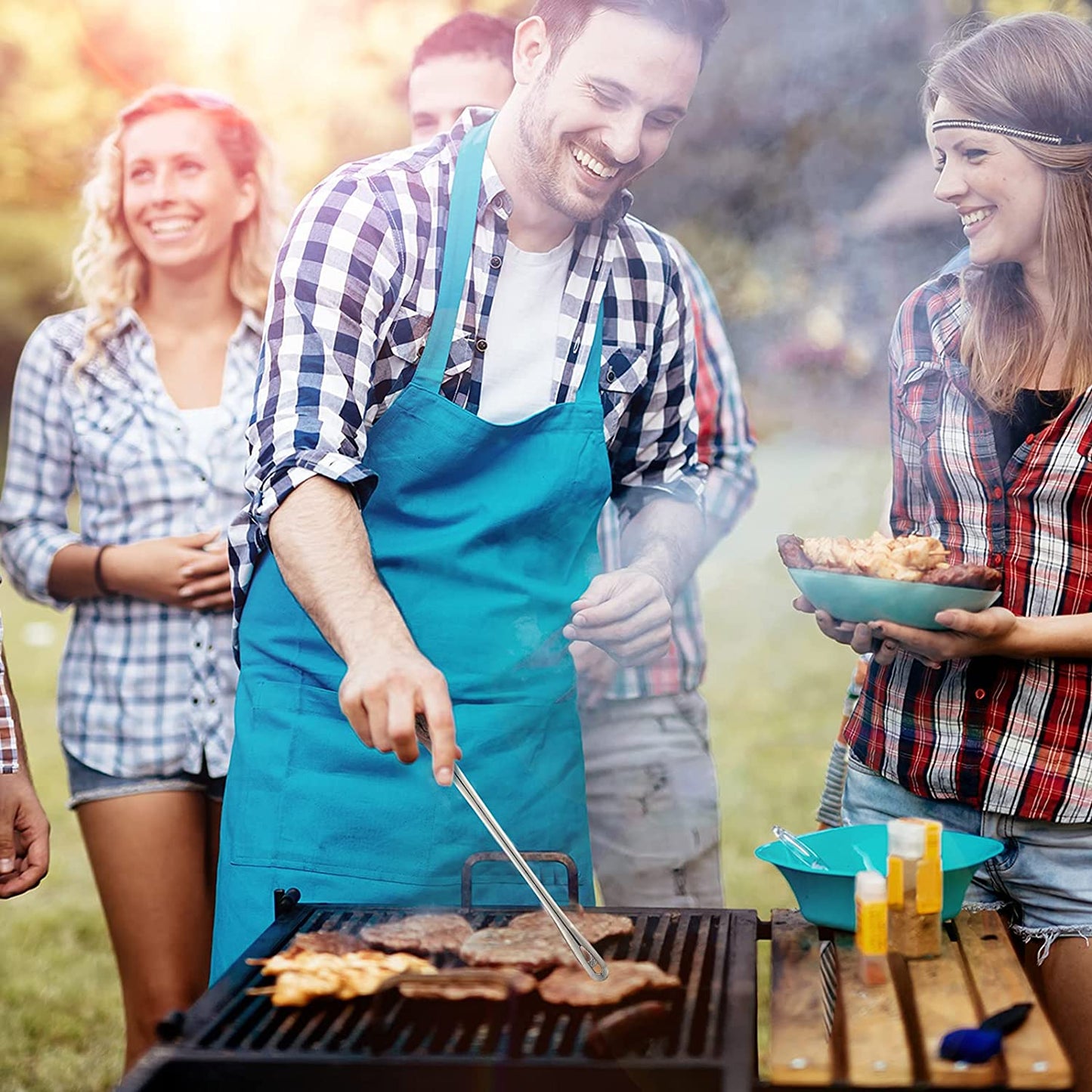 🥳2026 HOT SALE🥳💞50K+ SOLD! 🍖🔥 50% OFF + BUY 1 GET 1 FREE! Stainless Steel Barbecue Tongs – Integrated design, easy grip & effortless clamping. Food‑grade stainless steel – versatile for kitchen & outdoor BBQ! 🥩✨