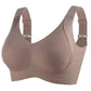 🥳2026 HOT SALE🥳💞50K+ SOLD!💖🌸 50% OFF! Subtle Striped Seamless Bra – Pushes back fat, natural lift. Breathable & moisture‑wicking. Feels like a hug! 👙💪