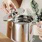 🥳2026 HOT SALE🥳💞50K+ SOLD!🍳🧴 50% OFF! Oil Filter Pot – 304 stainless steel, fine mesh filter. Stores & reuses frying oil. Dust‑proof lid, drip‑free pour. A kitchen must! 🛡️✨