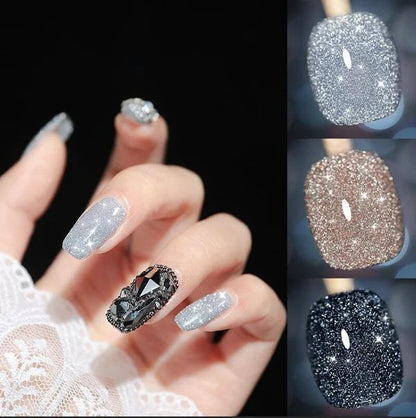 🥳2026 HOT SALE🥳💞50K+ SOLD!⏳💅LAST DAY HOT SALE 50% OFF💎Laser Diamond Cat Eye Nail Polish🌸✨