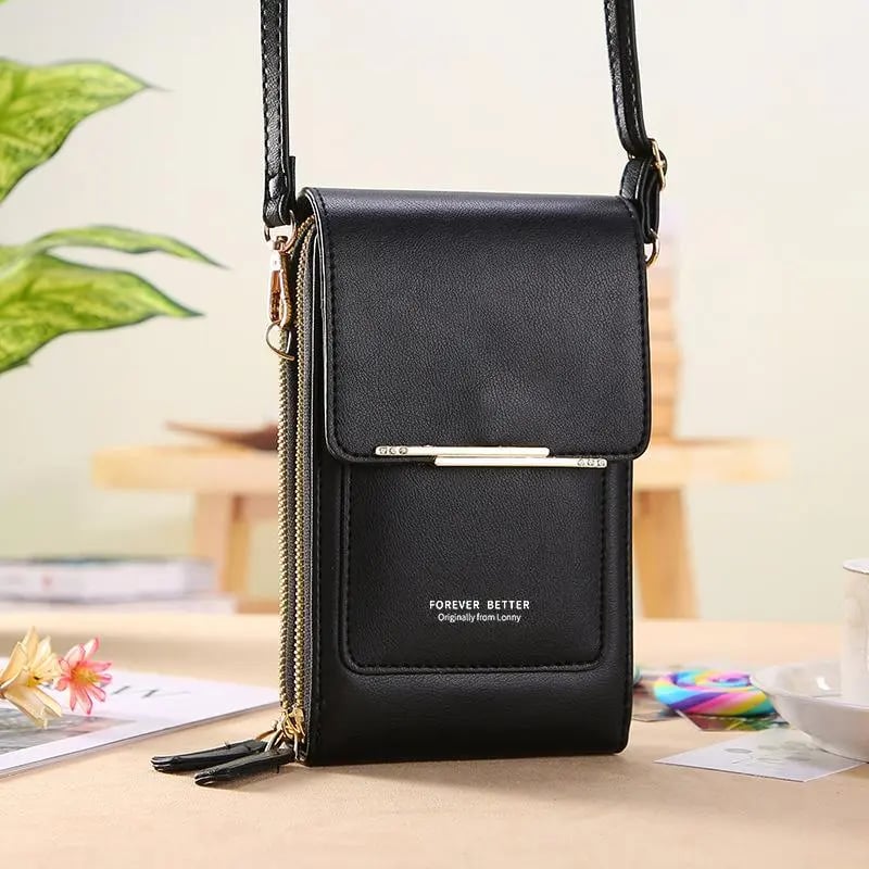 🥳2026 HOT SALE🥳💞50K+ SOLD! 👛📱 ONLY £9.99! Women‘s Touchscreen Crossbody Phone Wallet – Answer calls & text without opening. Fits phones up to 6.5″, water‑resistant & lightweight – hands‑free summer style! 🌸✨