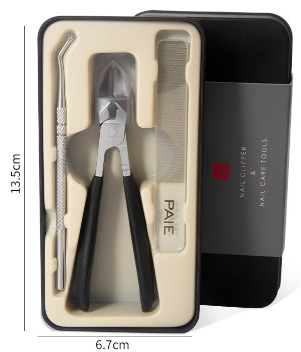 🥳2026 HOT SALE🥳💞50K+ SOLD!💥Anti-Splash 25° Slant Edge Nail Clipper 3-Piece Set