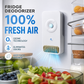 🥳2026 HOT SALE🥳💞50K+ SOLD! 🔋🧊 50% OFF! Electronic Refrigerator Odor Eliminator – Ozone & negative ion tech eliminates odours, kills 99.9% bacteria & extends food freshness. USB rechargeable – no filters needed! 🛡️✨