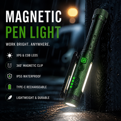 🥳2026 HOT SALE🥳💞50K+ SOLD!🔋🧰 50% OFF! Portable LED Work Torch – Type‑C rechargeable or AA battery, 600LM. Drop‑proof aluminium, IP55 – a must‑have for every toolbox! 🌈✅