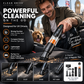 🥳2026 HOT SALE🥳💞50K+ SOLD! 🚗💨 50% OFF! Portable Handheld Car Vacuum – 120W cordless, 20000Pa suction, 2-in-1 vacuum & blower. Lightweight 470g, quiet 50dB. Deep clean cars & home! 🛡️✅
