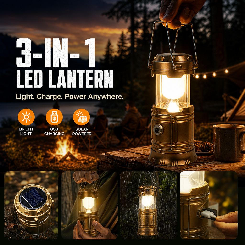 🥳2026 HOT SALE🥳💞50K+ SOLD! ⛺️🌞 50% OFF! Solar-Powered Retractable Camping Lantern – solar charging, adjustable height, portable & bright. Light up any campsite! 🛡️✅