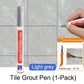🥳2026 HOT SALE🥳💞50K+ SOLD! 🧱✨ BUY 1 GET 1 FREE! Special Price £9.99! Anti-Mould Grout Pen – covers black stains & mould instantly, waterproof seal. Restores kitchen & bathroom tiles like new! 🖌️✅
