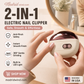 🥳2026 HOT SALE🥳💞50K+ SOLD!💅🛡️ 50% OFF! 2‑in‑1 Electric Nail Clipper & Polisher – Anti‑pinch safety stops on contact. LED light for clear view – safe for kids & seniors! ✨👵