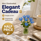 🥳2026 HOT SALE🥳💞50K+ SOLD! 🎁✨ 50% OFF! Mini Glass Bouquet – 6cm tall, 7 glass flowers + vase, never withers. Elegant gift for home & office! 🏠💚