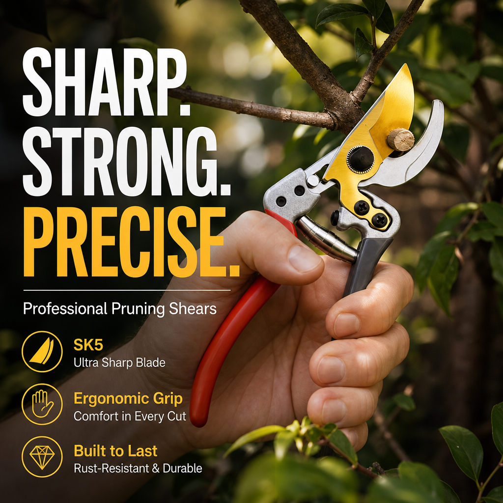 🥳2026 HOT SALE🥳💞50K+ SOLD! 🐏✂️ 50% OFF! Multi-Purpose Shears – SK5 steel blade, rubberized grip, 30/50mm cut. For sheep, cow & horse hooves + garden pruning! 🌿💪