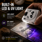 🥳2026 HOT SALE🥳💞50K+ SOLD!📱🔬 50% OFF! Selling Fast – Portable Kids Microscope – Pocket‑sized, UV light for fun checks, clips to phone. Adventure in your pocket! 🎒⚡