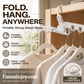 🥳2026 HOT SALE🥳💞50K+ SOLD!✈️💼 50% OFF! Foldable Travel Hanger Set – Lightweight & compact, unfolds in seconds. Ideal for hotels, caravans & laundry rooms. No more sharing hotel hangers! 🧳💨