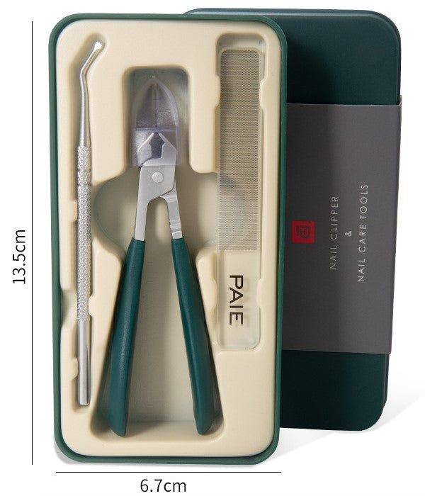🥳2026 HOT SALE🥳💞50K+ SOLD!💥Anti-Splash 25° Slant Edge Nail Clipper 3-Piece Set