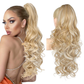 🥳2026 HOT SALE🥳💞50K+ SOLD!💜✨ 50% OFF! Clip-on Wavy Ponytail Extension – Natural big waves, tangle‑free & heat‑resistant. Instant volume in seconds! 🦚🎀