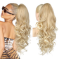 🥳2026 HOT SALE🥳💞50K+ SOLD!💜✨ 50% OFF! Clip-on Wavy Ponytail Extension – Natural big waves, tangle‑free & heat‑resistant. Instant volume in seconds! 🦚🎀