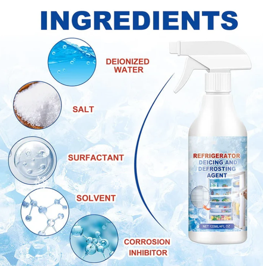 🥳2026 HOT SALE🥳💞50K+ SOLD!🧊⚡ 50% OFF! Powerful Defrosting Spray with Ice-Penetrating Complex™ – Melts frost in 60 seconds, no scraping, no residue. Safe for all freezers. Just spray & wipe! ❄️✨