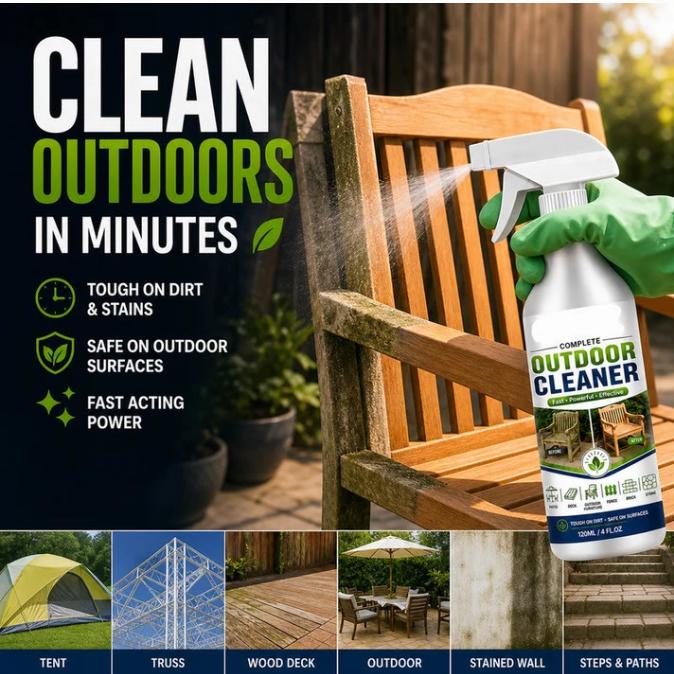 🥳2026 HOT SALE🥳💞50K+ SOLD!🏠✨ 50% OFF! Multi‑Surface Roof Moss Cleaner – Kills moss & algae on contact, prevents regrowth. No scrubbing, just spray & rinse – save on costly roof repairs! 🌧️🛡️
