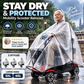 🥳2026 HOT SALE🥳💞50K+ SOLD! 🌧️♿ Waterproof Raincoat for Mobility Scooter Riders – transparent design for clear visibility, durable & sizes 5XL-6XL. Stay dry & safe on rainy rides! 🛡️✅