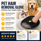 🥳2026 HOT SALE🥳💞50K+ SOLD! 🐾🧤 Pet Hair Remover Gloves – double-sided silicone bristles grab fur from sofas, clothes & carpets in seconds. Massages your pet while collecting loose hair – no more sticky rollers! 🧹✨