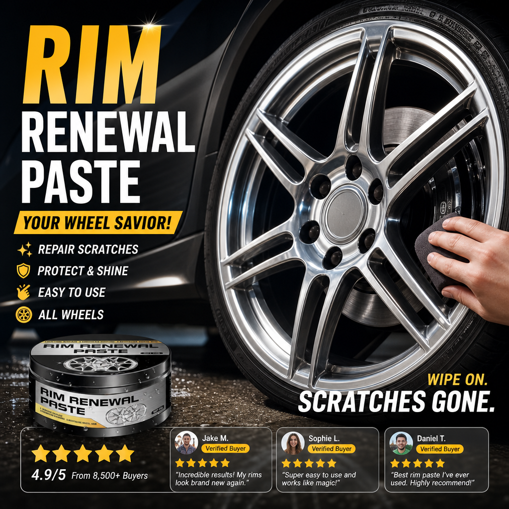 🥳2026 HOT SALE🥳💞50K+ SOLD!✨🛞 50% OFF! All‑in‑One Wheel Restoration Paste – Erases scratches & curb rash instantly. Molecular bonding, rock‑hard protection. Showroom shine! 💎🚗