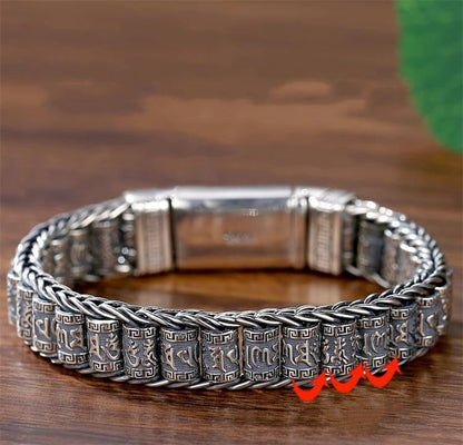 🥳2026 HOT SALE🥳💞50K+ SOLD!💝 Tibetan Prayer Wheel Bracelet – Spin for Serenity & Blessings. Crafted in 925 Sterling Silver, a meaningful keepsake for peace and good fortune. 🙏✨