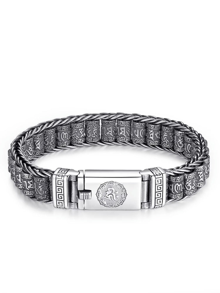 🥳2026 HOT SALE🥳💞50K+ SOLD!💝 Tibetan Prayer Wheel Bracelet – Spin for Serenity & Blessings. Crafted in 925 Sterling Silver, a meaningful keepsake for peace and good fortune. 🙏✨