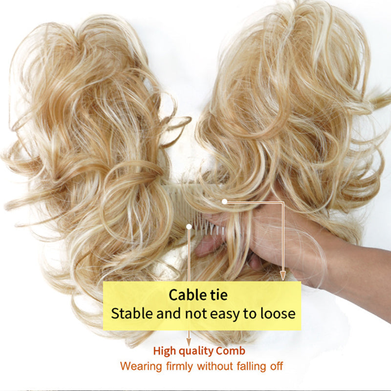 🥳2026 HOT SALE🥳💞50K+ SOLD! 🎀✨ 50% OFF! Clip-In Messy Side Comb Hair Bun – instant voluminous updo in 10 seconds. Heat-friendly, secure hold & effortless elegance for any occasion! 💇‍♀️💪