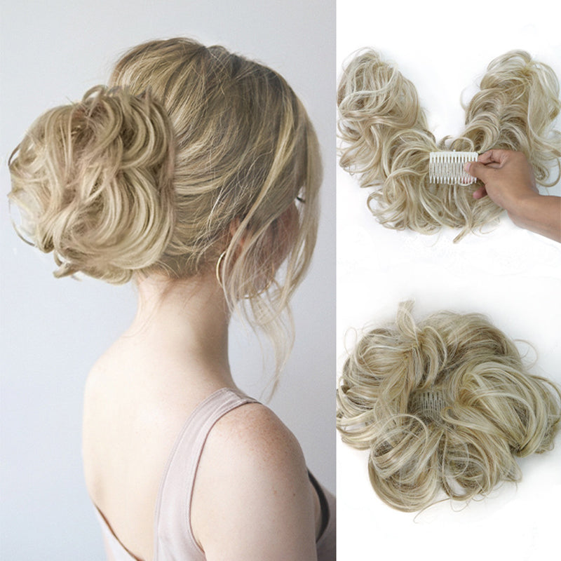🥳2026 HOT SALE🥳💞50K+ SOLD! 🎀✨ 50% OFF! Clip-In Messy Side Comb Hair Bun – instant voluminous updo in 10 seconds. Heat-friendly, secure hold & effortless elegance for any occasion! 💇‍♀️💪