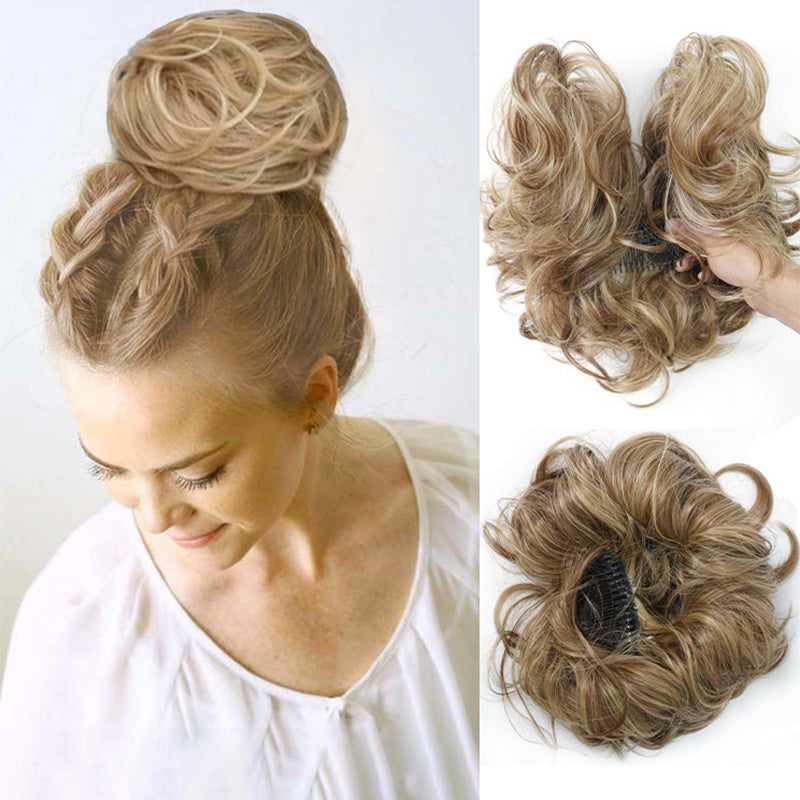 🥳2026 HOT SALE🥳💞50K+ SOLD! 🎀✨ 50% OFF! Clip-In Messy Side Comb Hair Bun – instant voluminous updo in 10 seconds. Heat-friendly, secure hold & effortless elegance for any occasion! 💇‍♀️💪