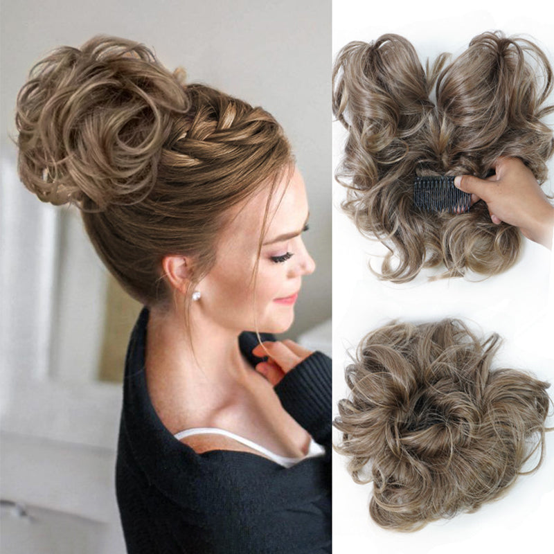 🥳2026 HOT SALE🥳💞50K+ SOLD! 🎀✨ 50% OFF! Clip-In Messy Side Comb Hair Bun – instant voluminous updo in 10 seconds. Heat-friendly, secure hold & effortless elegance for any occasion! 💇‍♀️💪