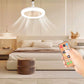 🥳2026 HOT SALE🥳💞50K+ SOLD!🌬️🎐 50% OFF! Ceiling Fan with Aromatherapy & Light – Remote controlled, easy to use. Sleep better with gentle airflow & fragrance. 🛌✨