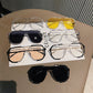 🥳2026 HOT SALE🥳💞50K+ SOLD!🕶️✨ 50% OFF! Classic Retro Large Frame Sunglasses – UV400 protection, timeless design & lightweight TR+metal frame. Shade your eyes in style – perfect for every season! ☀️🛡️