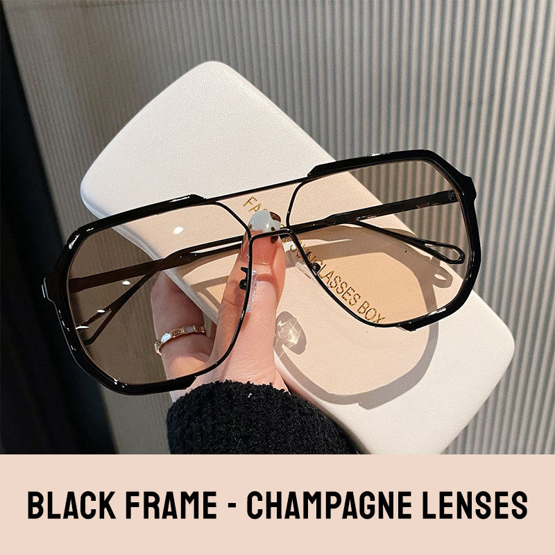 🥳2026 HOT SALE🥳💞50K+ SOLD!🕶️✨ 50% OFF! Classic Retro Large Frame Sunglasses – UV400 protection, timeless design & lightweight TR+metal frame. Shade your eyes in style – perfect for every season! ☀️🛡️