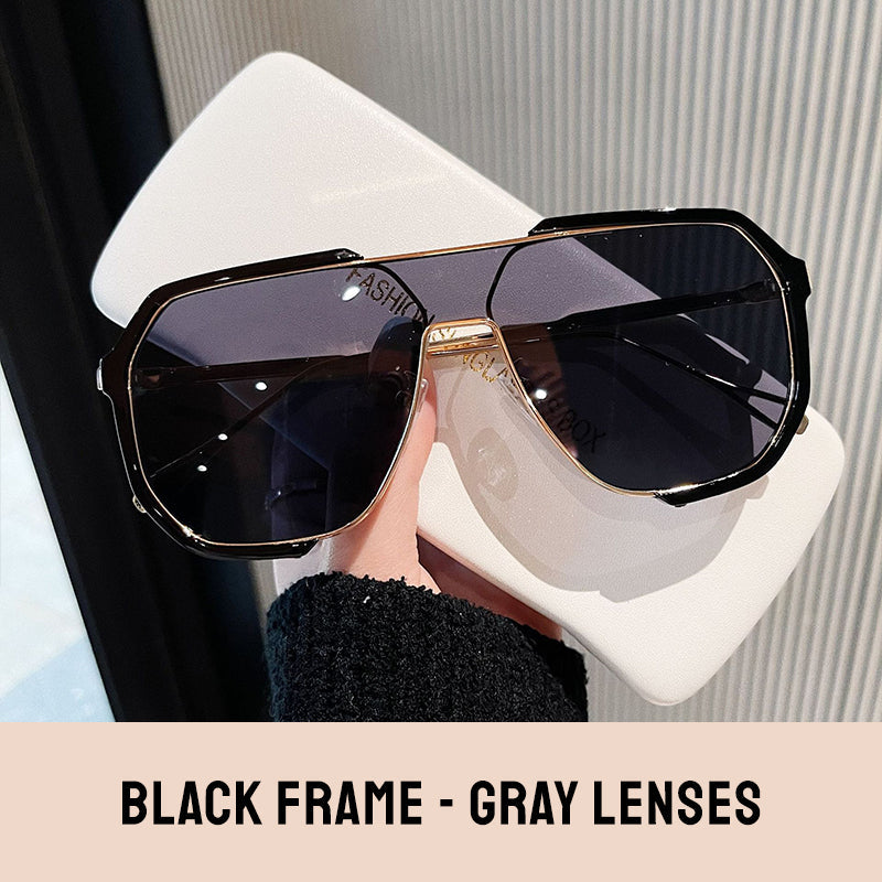 🥳2026 HOT SALE🥳💞50K+ SOLD!🕶️✨ 50% OFF! Classic Retro Large Frame Sunglasses – UV400 protection, timeless design & lightweight TR+metal frame. Shade your eyes in style – perfect for every season! ☀️🛡️