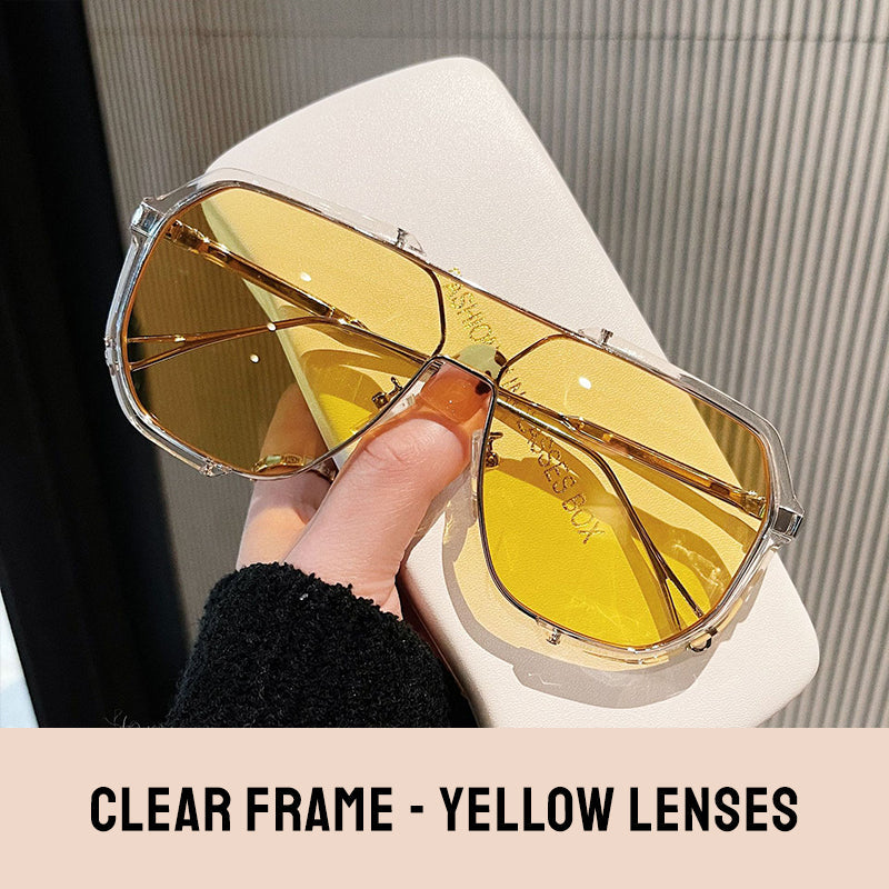 🥳2026 HOT SALE🥳💞50K+ SOLD!🕶️✨ 50% OFF! Classic Retro Large Frame Sunglasses – UV400 protection, timeless design & lightweight TR+metal frame. Shade your eyes in style – perfect for every season! ☀️🛡️