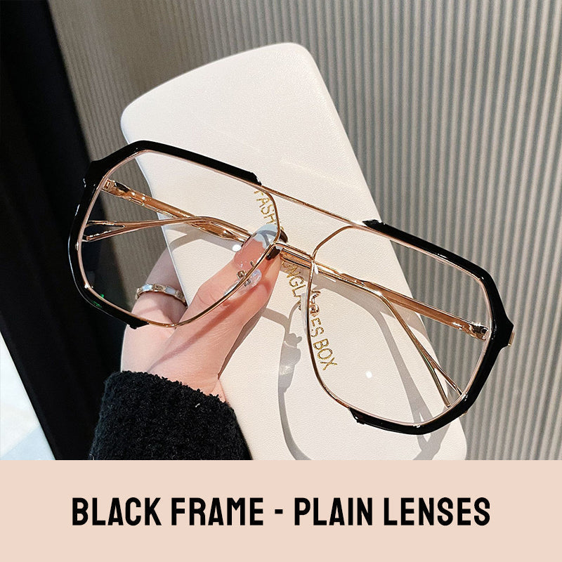 🥳2026 HOT SALE🥳💞50K+ SOLD!🕶️✨ 50% OFF! Classic Retro Large Frame Sunglasses – UV400 protection, timeless design & lightweight TR+metal frame. Shade your eyes in style – perfect for every season! ☀️🛡️