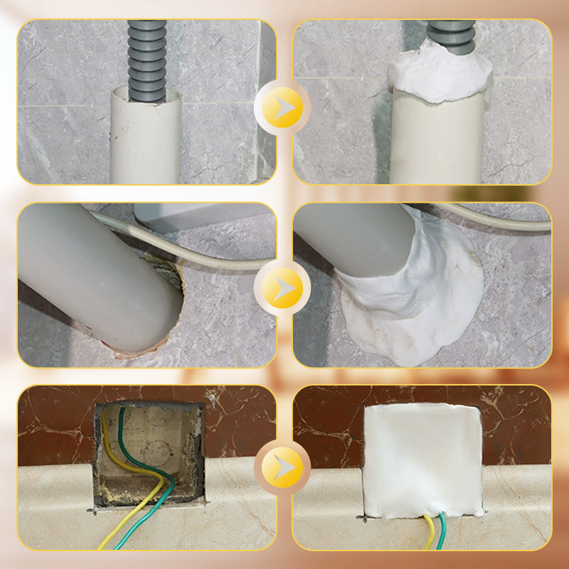 🥳2026 HOT SALE🥳💞50K+ SOLD!🔧🏠 50% OFF! Waterproof Sealant Putty – Seals cracks, aircon holes & pipe gaps. Soft & moldable – DIY repair made easy! 💪✨