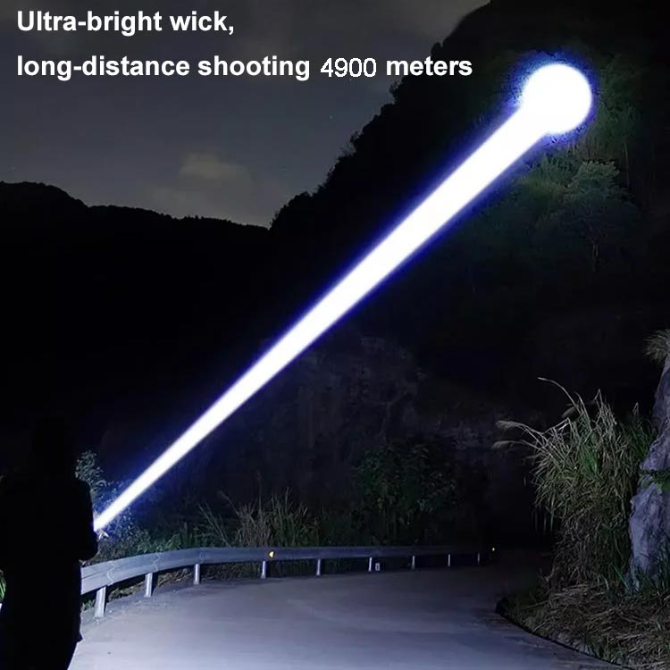 🚗💥Turn Night into Day! Super Bright Zoomable Flashlight | Long-Range Beam🛡️🔦