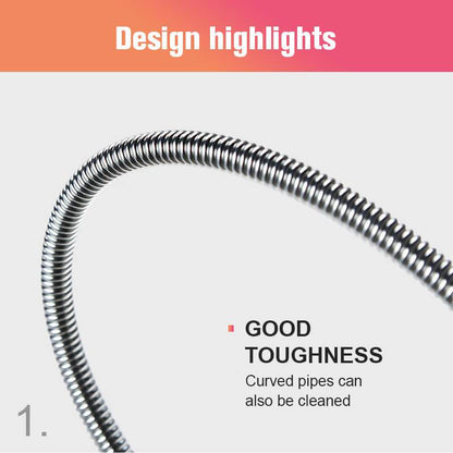 🚰🔧 Unclog Kitchen Sinks Fast! Drain Cleaning Hook, Targets Blockages Precisely💪🛡️