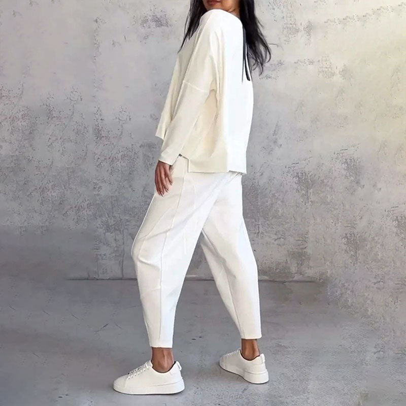 🥳2026 HOT SALE🥳💞50K+ SOLD!👵🌸 50% OFF! 2-Piece Top & Pants Set – Wrinkle-free, breathable & soft. Easy pull-on, no ironing. Perfect for daily comfort & travel. Your new favourite. 🛡️✨