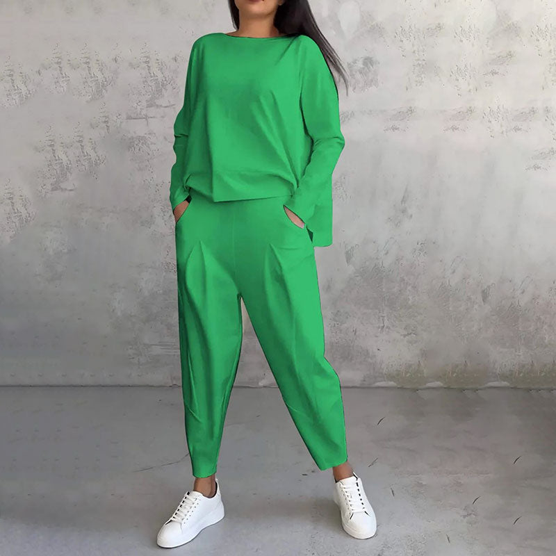 🥳2026 HOT SALE🥳💞50K+ SOLD!👵🌸 50% OFF! 2-Piece Top & Pants Set – Wrinkle-free, breathable & soft. Easy pull-on, no ironing. Perfect for daily comfort & travel. Your new favourite. 🛡️✨