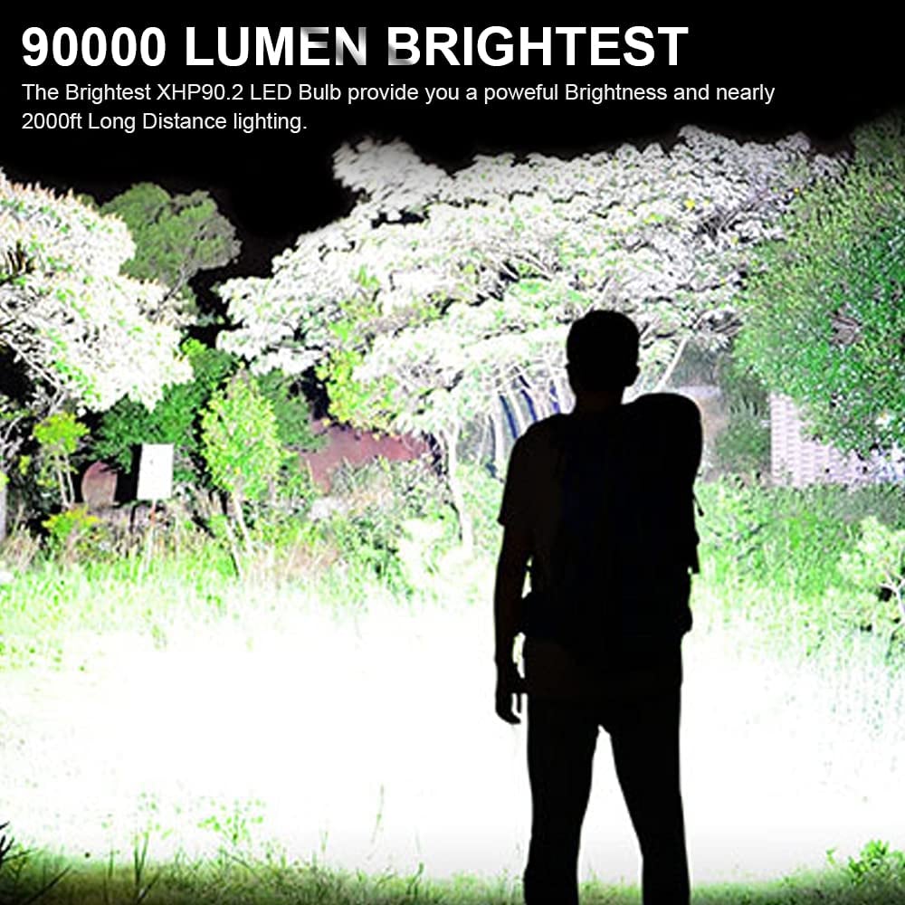 💥Christmas Sale 50% OFF🔦20000 Lumen Tactical Flashlight-Extreme Beam & Power Bank Function⚡